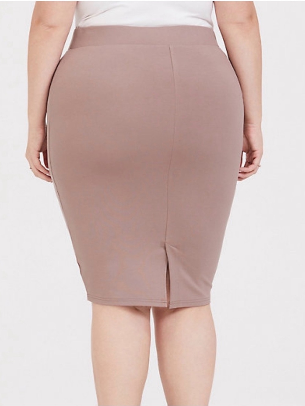 torrid Taupe Stretch Pencil Skirt